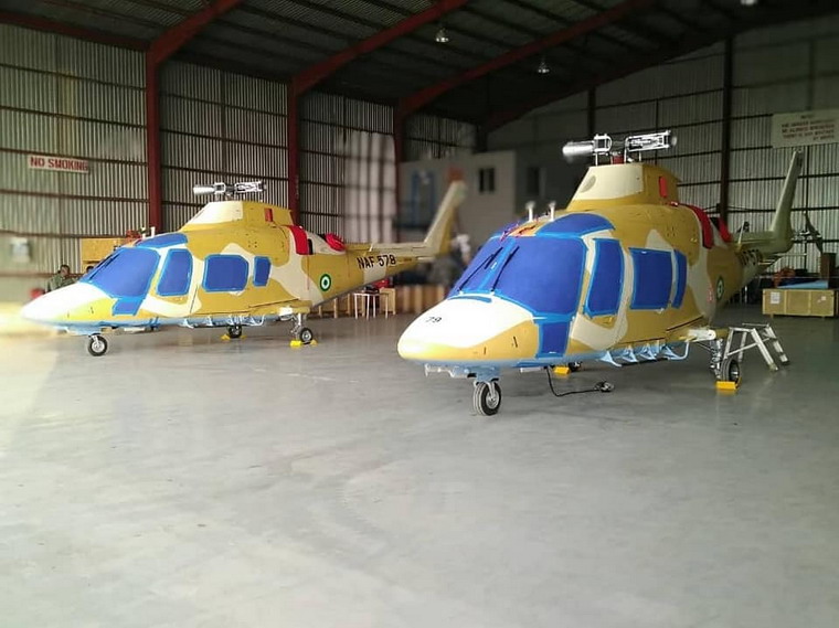 Nigerian Air Force receives second batch of AW109 helicopters